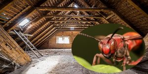 red wasps in attic