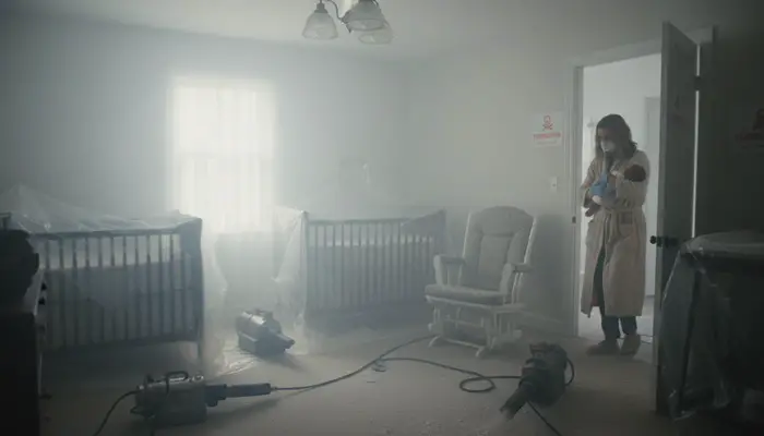 how long after fumigation to wait for baby